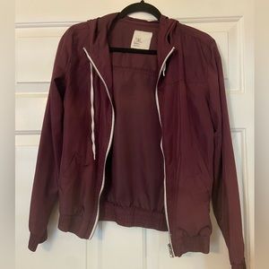Windbreaker zip up jacket